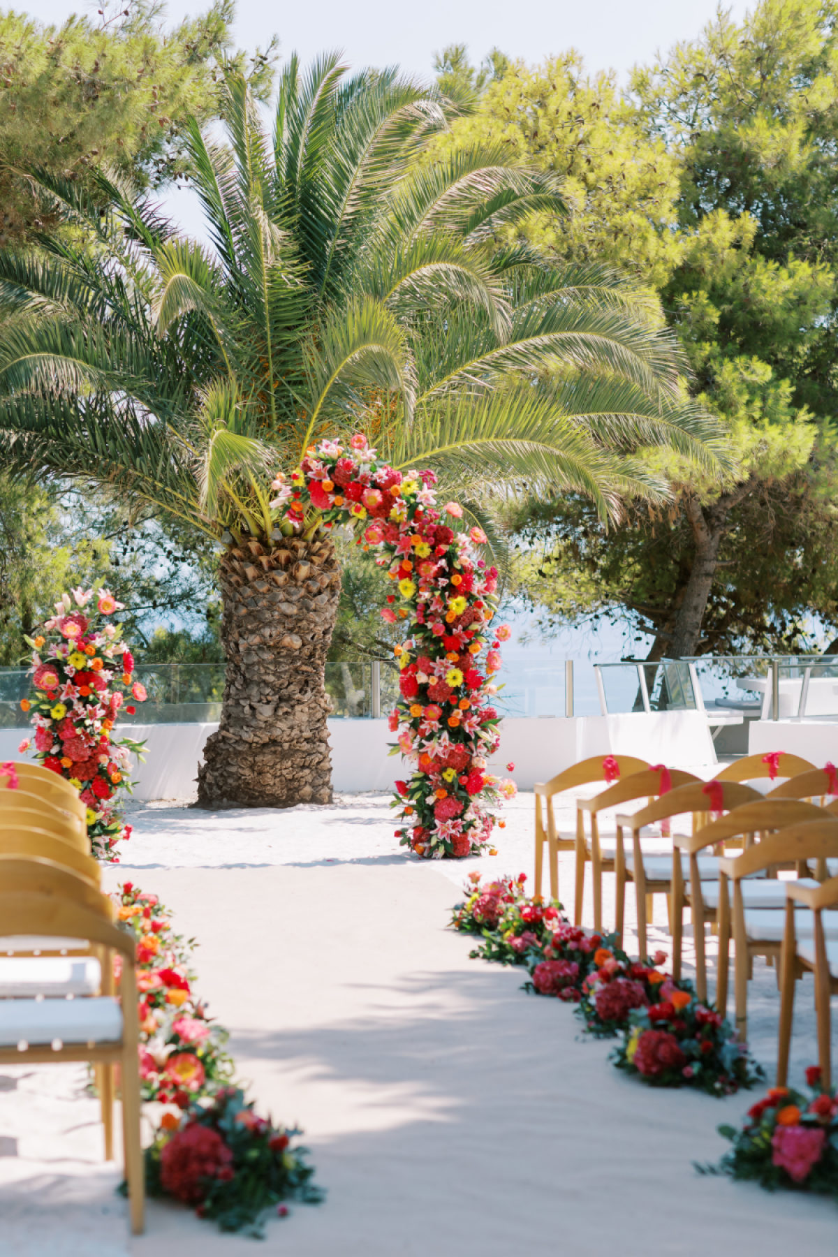 Colorful Destination Wedding in Greece at Cotton Club Zakynthos
