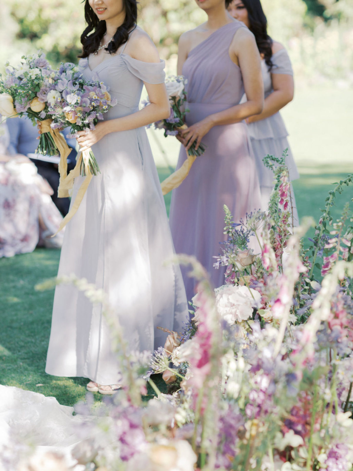 Sunshine and Delicate Pastels by the Meadow at Van Dusen Gardens