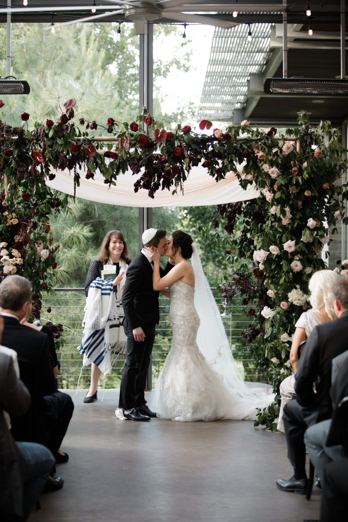 Moody and Romantic Wedding at The Dunlavy Complete With a Harry Potter-Inspired Cake!