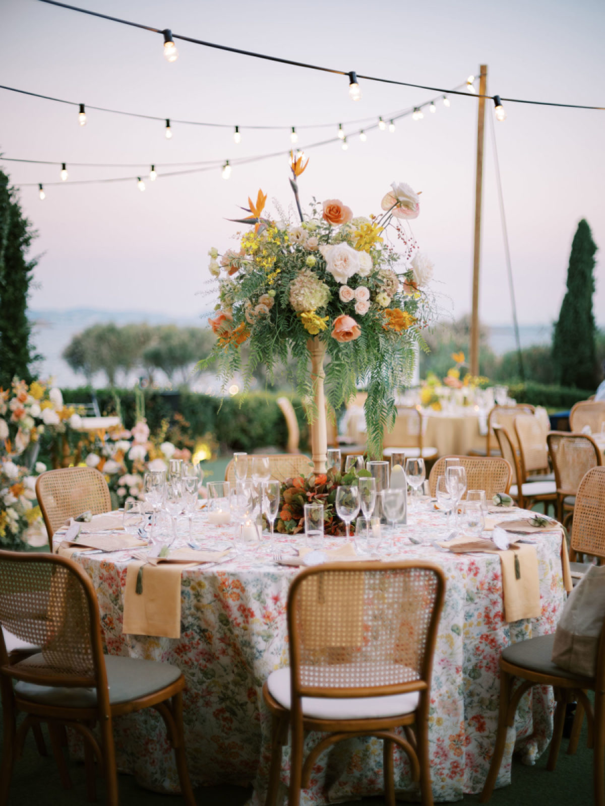 Tropical Elegance Meets 70's Glam on the Athens Riviera