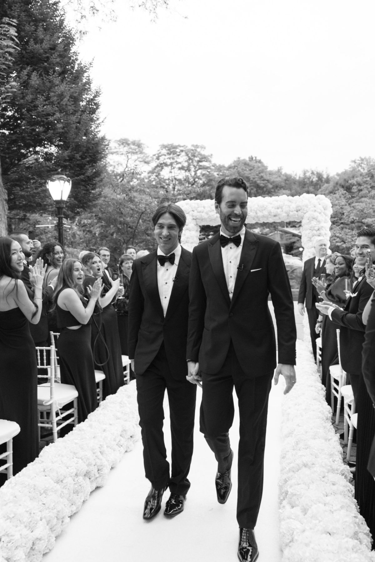 A Hydrangea-Infused Black Tie Wedding at Central Park Zoo