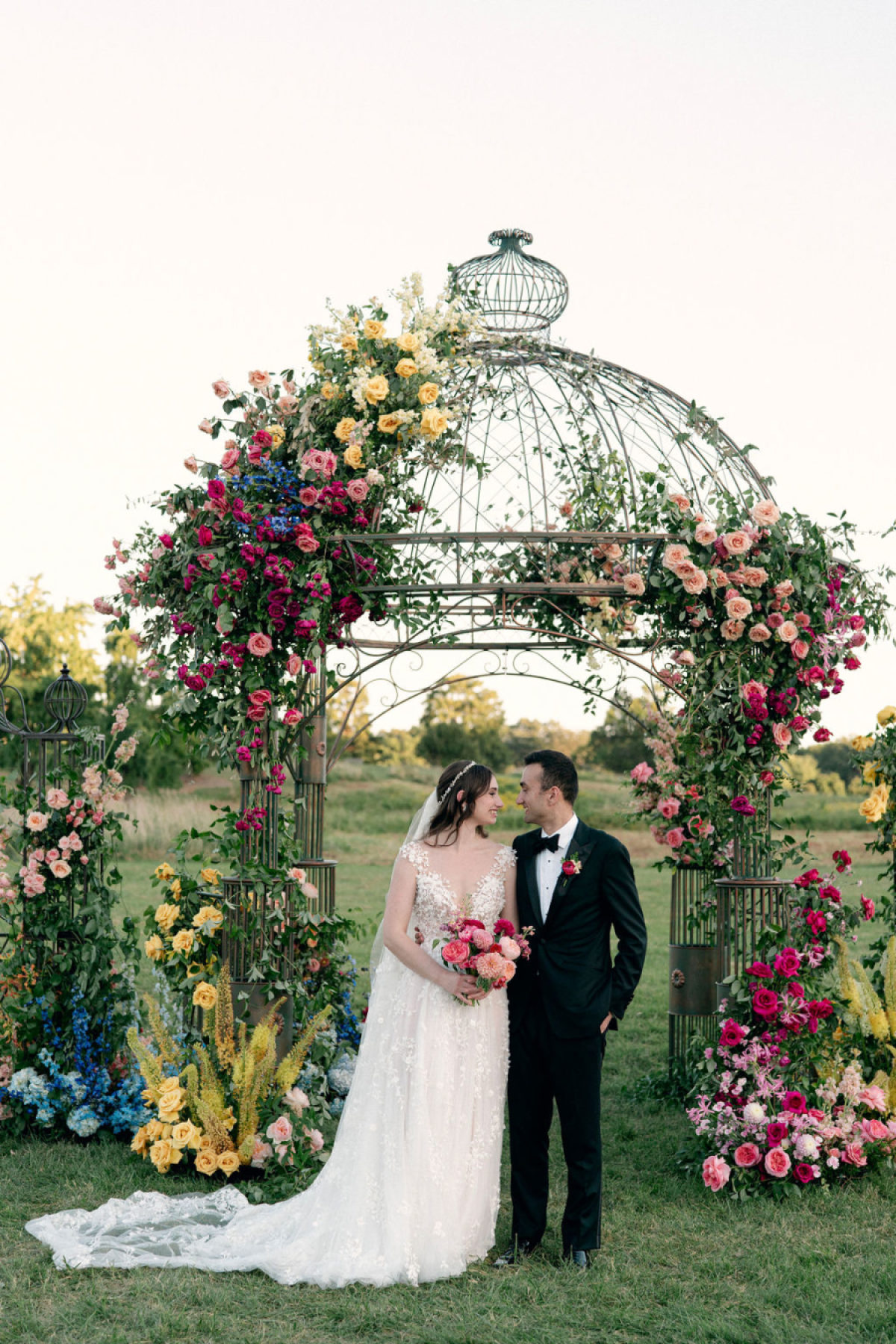 A Dutch Masters-Inspired Garden Wedding at The National Arboretum, Bursting with Bright Color and Comfortable Elegance