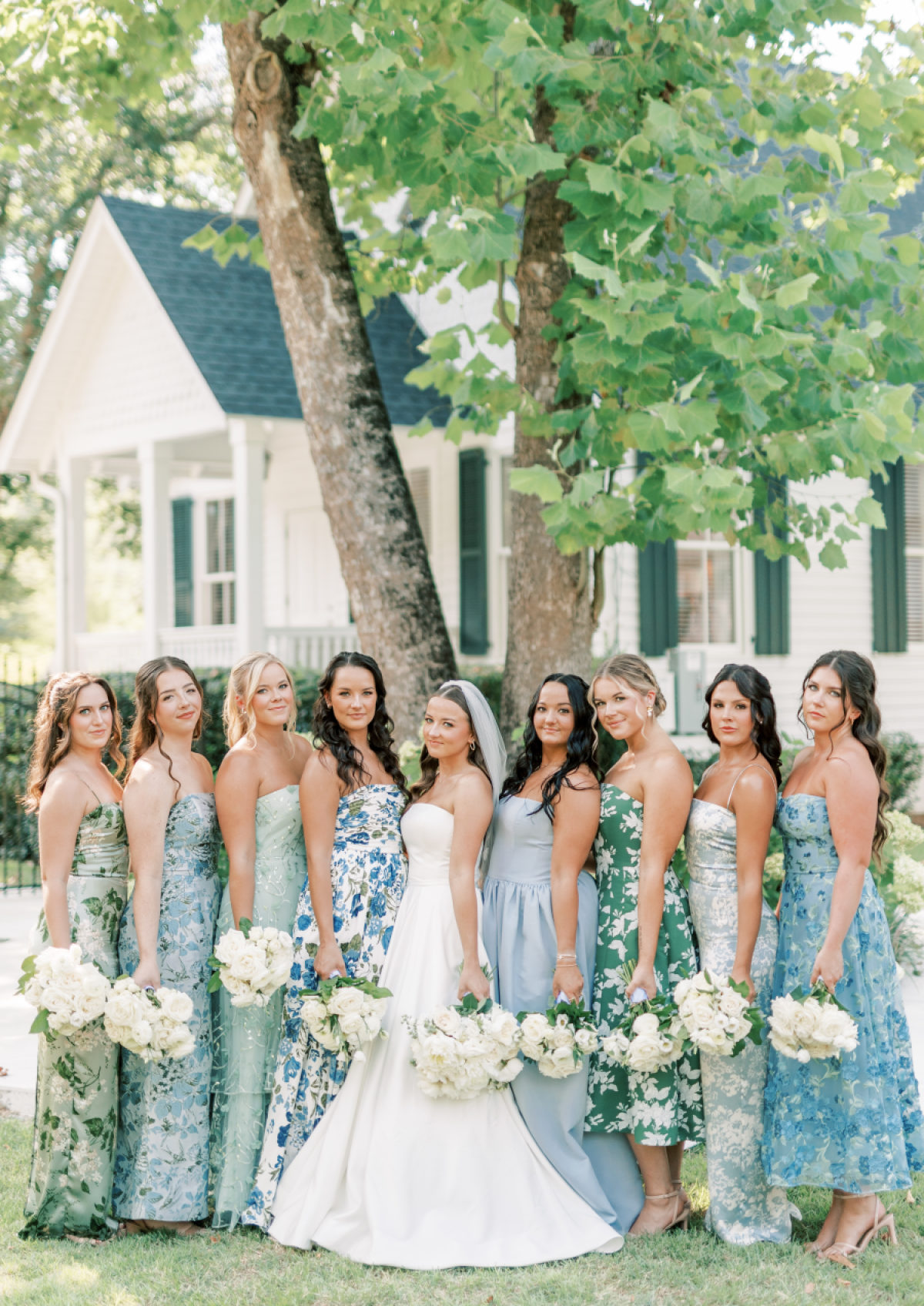 A Refined Coastal Celebration in Fairhope with Floral Prints and Effortless Style
