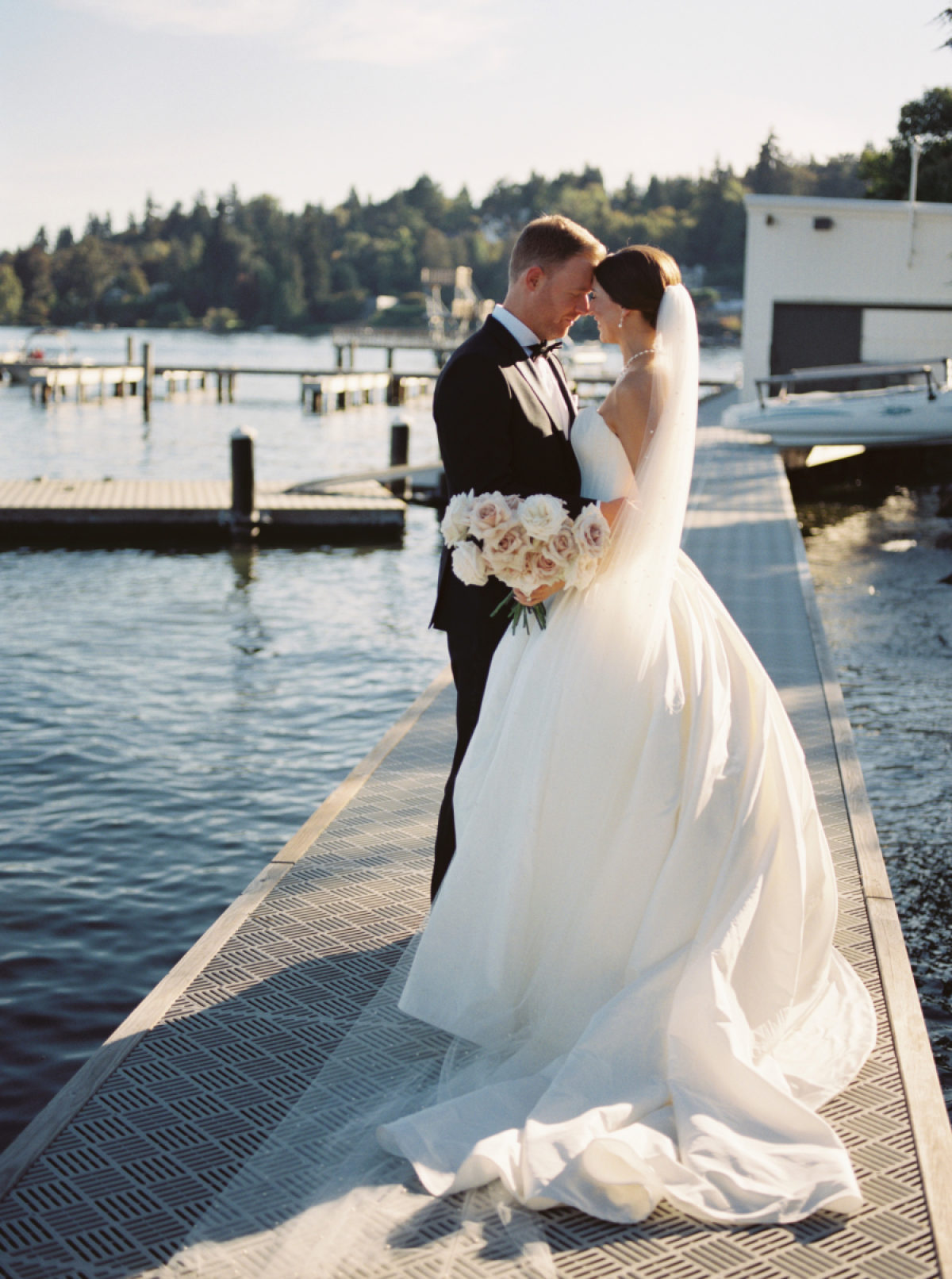 A Study in Blush: Timeless Romance Meets Feminine Refinement at Seattle Tennis Club