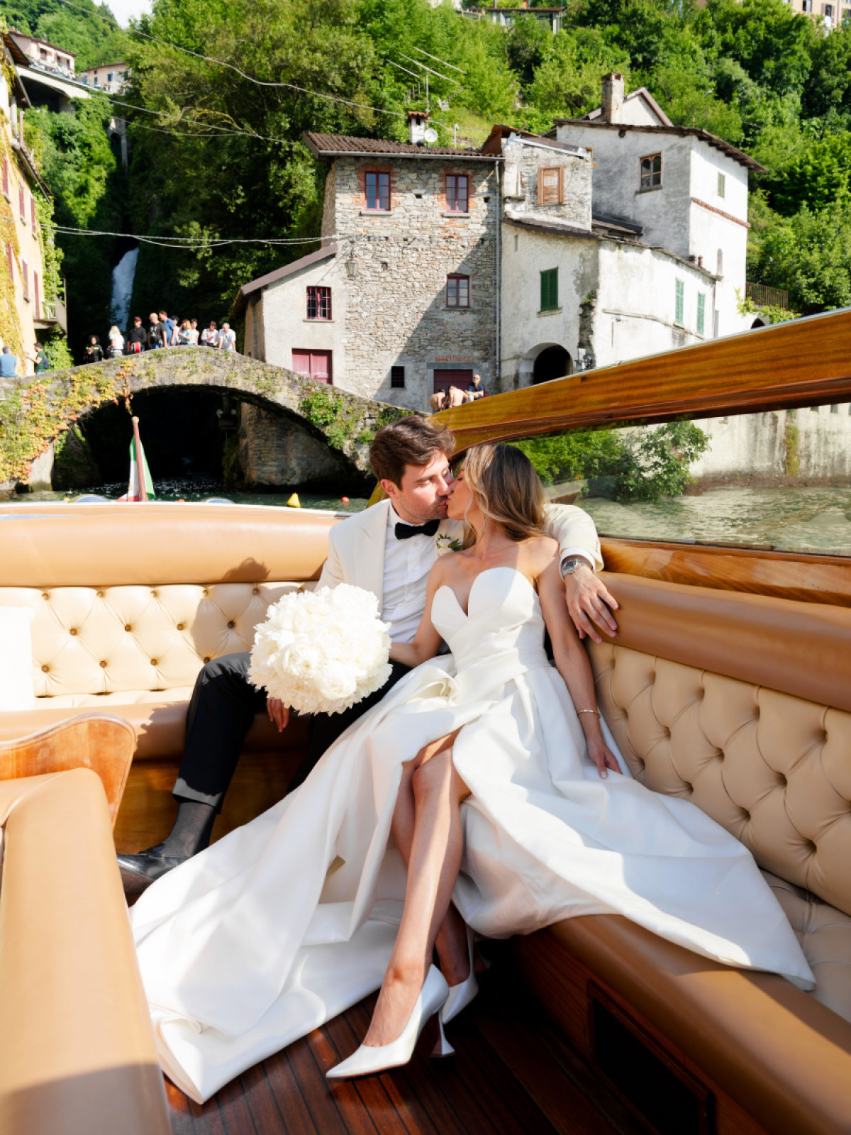 A Modern White and Azure Wedding Filled With Refined Simplicity in Italy