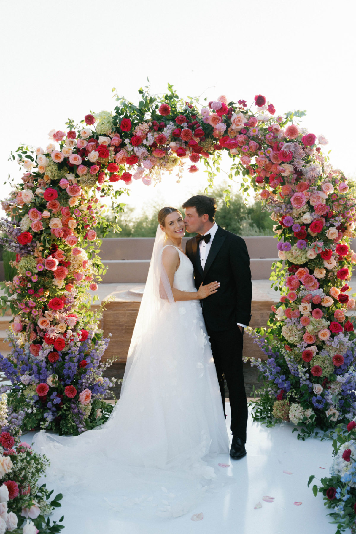 A Celebration of Bold Colors and Timeless Wedding Style