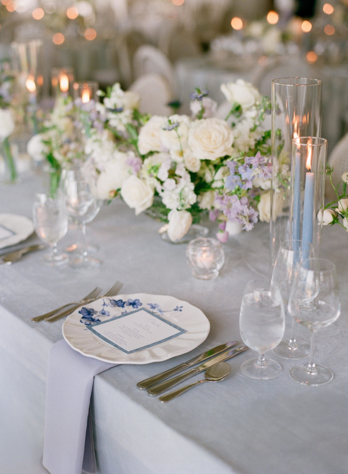 A Seaside Celebration in Sea Glass Hues at Gibson Island Club