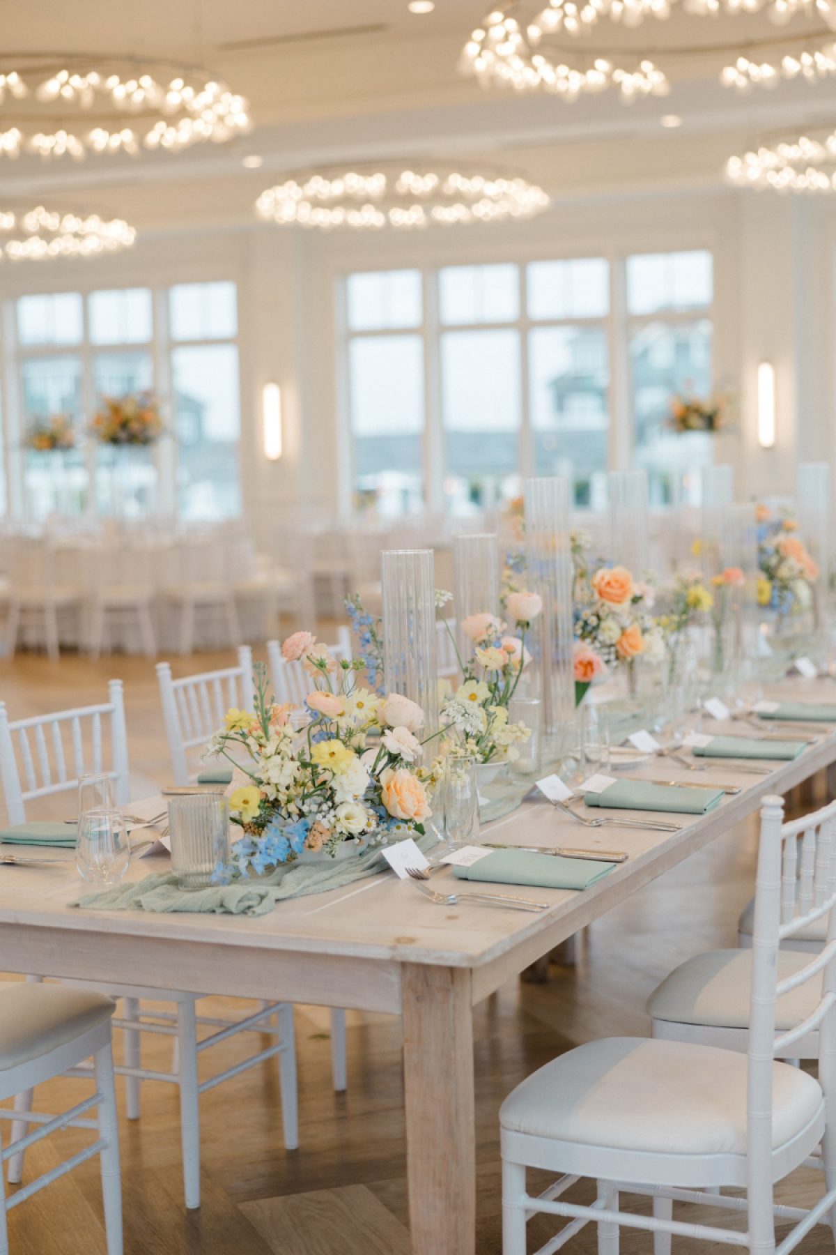 A Coastal Garden Party Wedding on the Rooftop at Wychmere Beach Club
