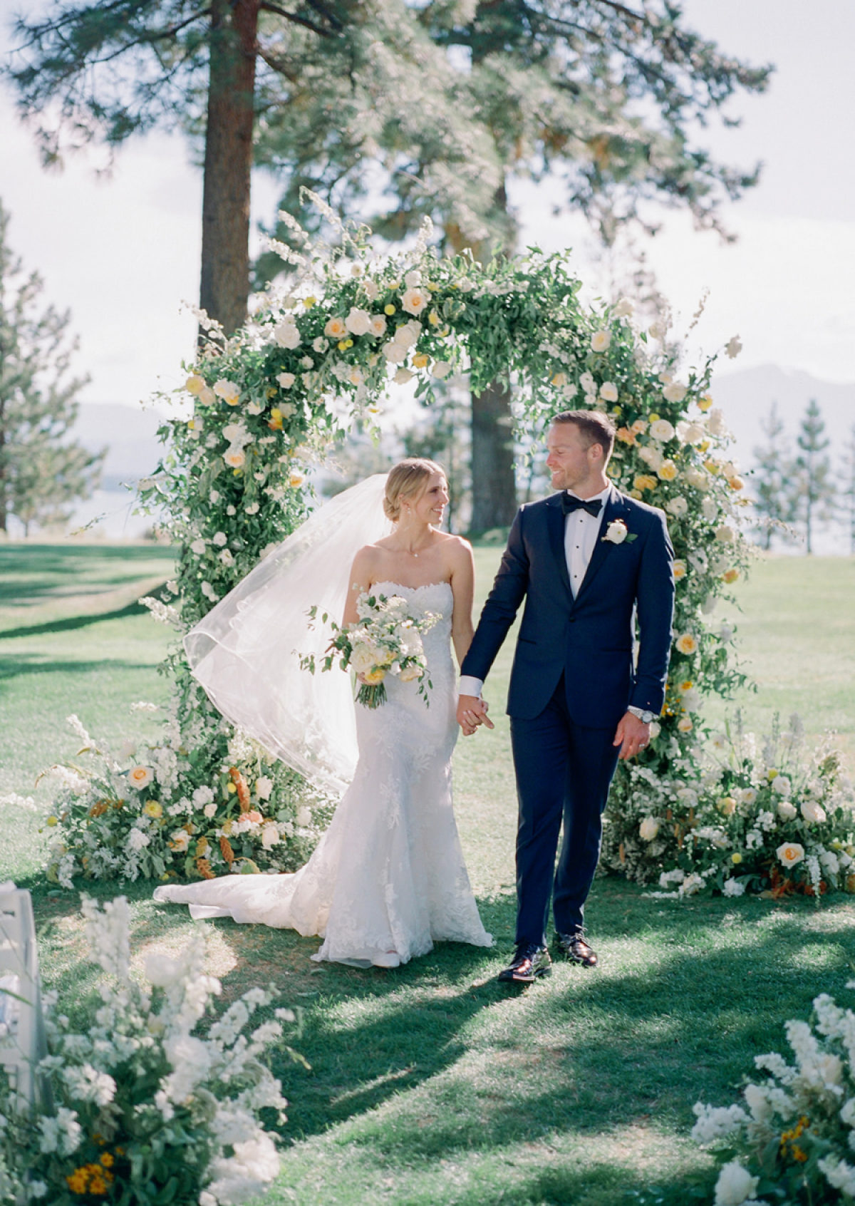 A Garden Inspired Celebration on the Shores of Lake Tahoe