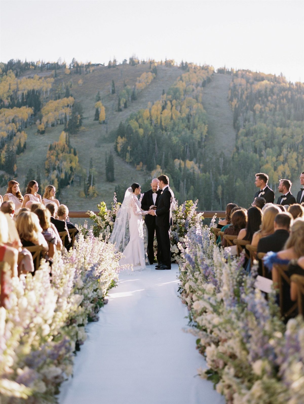 An Elegant Wedding Amid the Mountain Views at Stein Eriksen Lodge Deer Valley