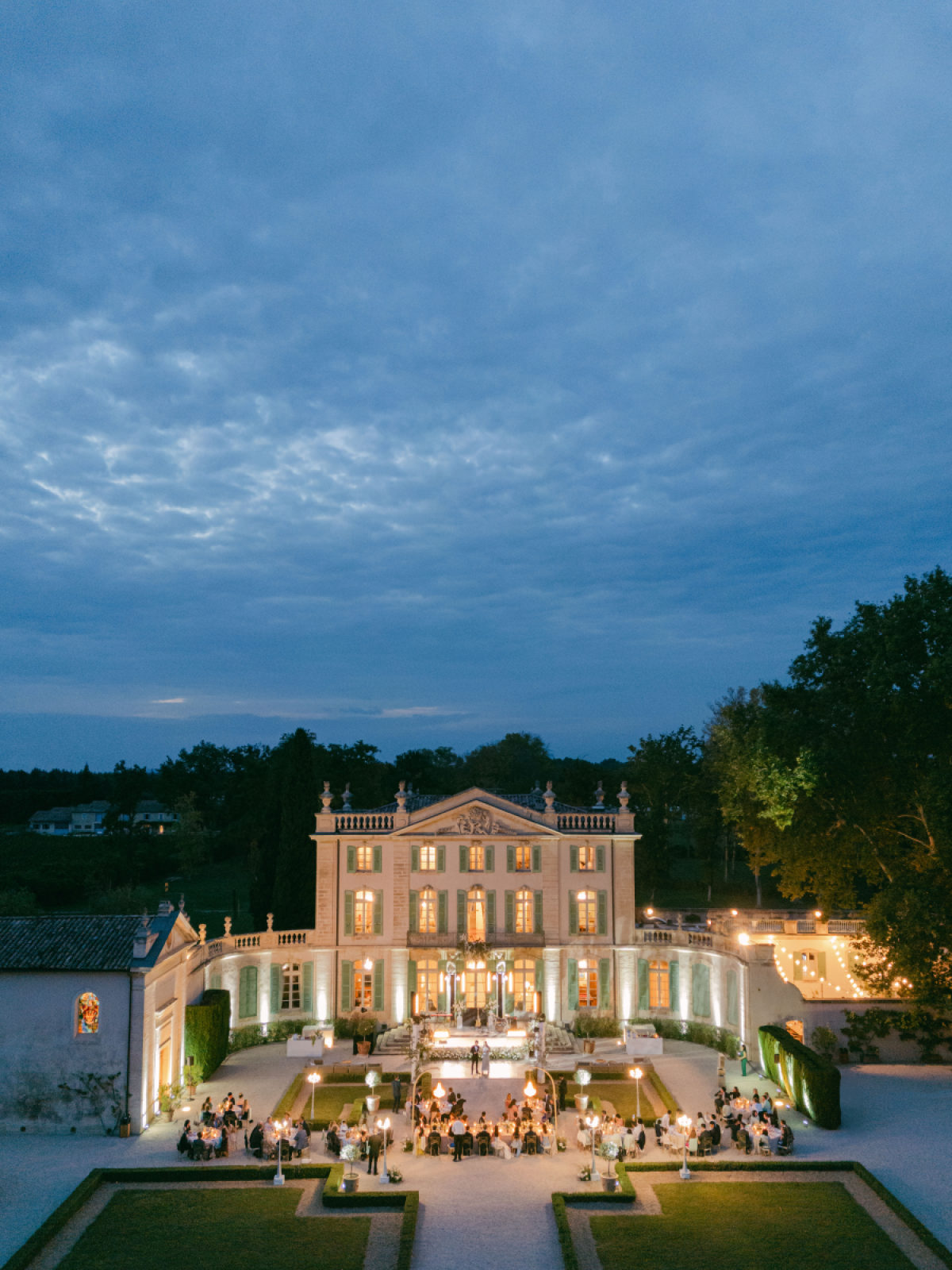 A Romantic French Garden Wedding in Provence with a Colorful Avignon Welcome Party