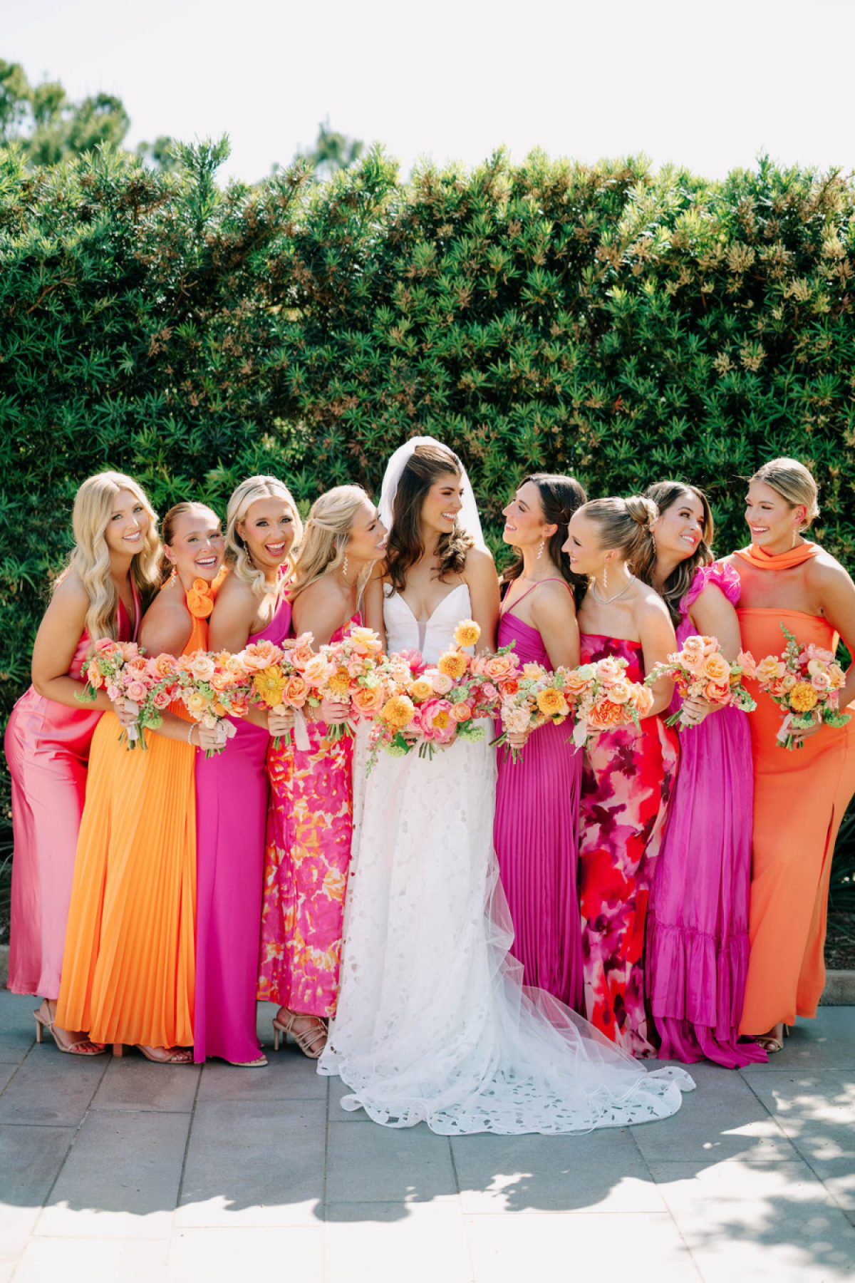A Colorful Garden Party Wedding Under the Stars in the Heart of Houston
