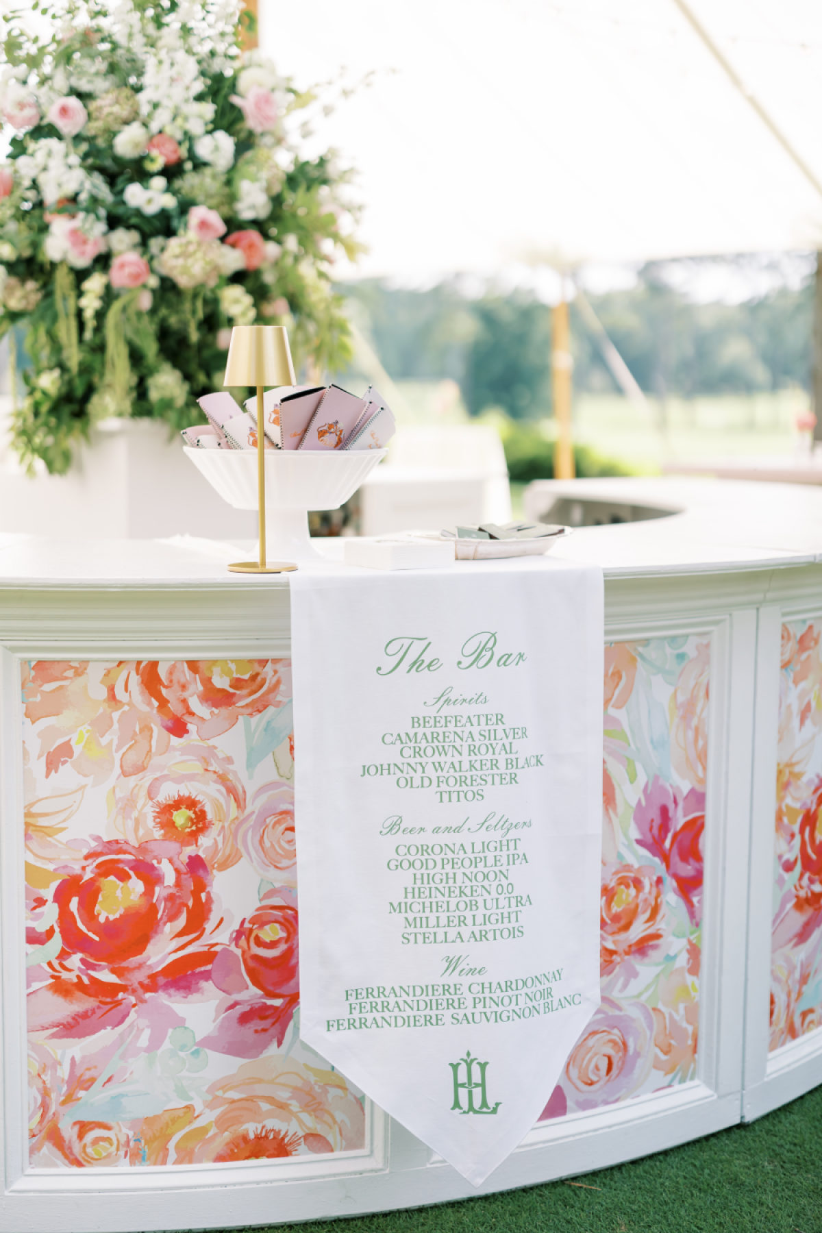 A Colorful Southern-Summer Fête at Shoal Creek Club Inspired by Bold Florals and Classic Charm