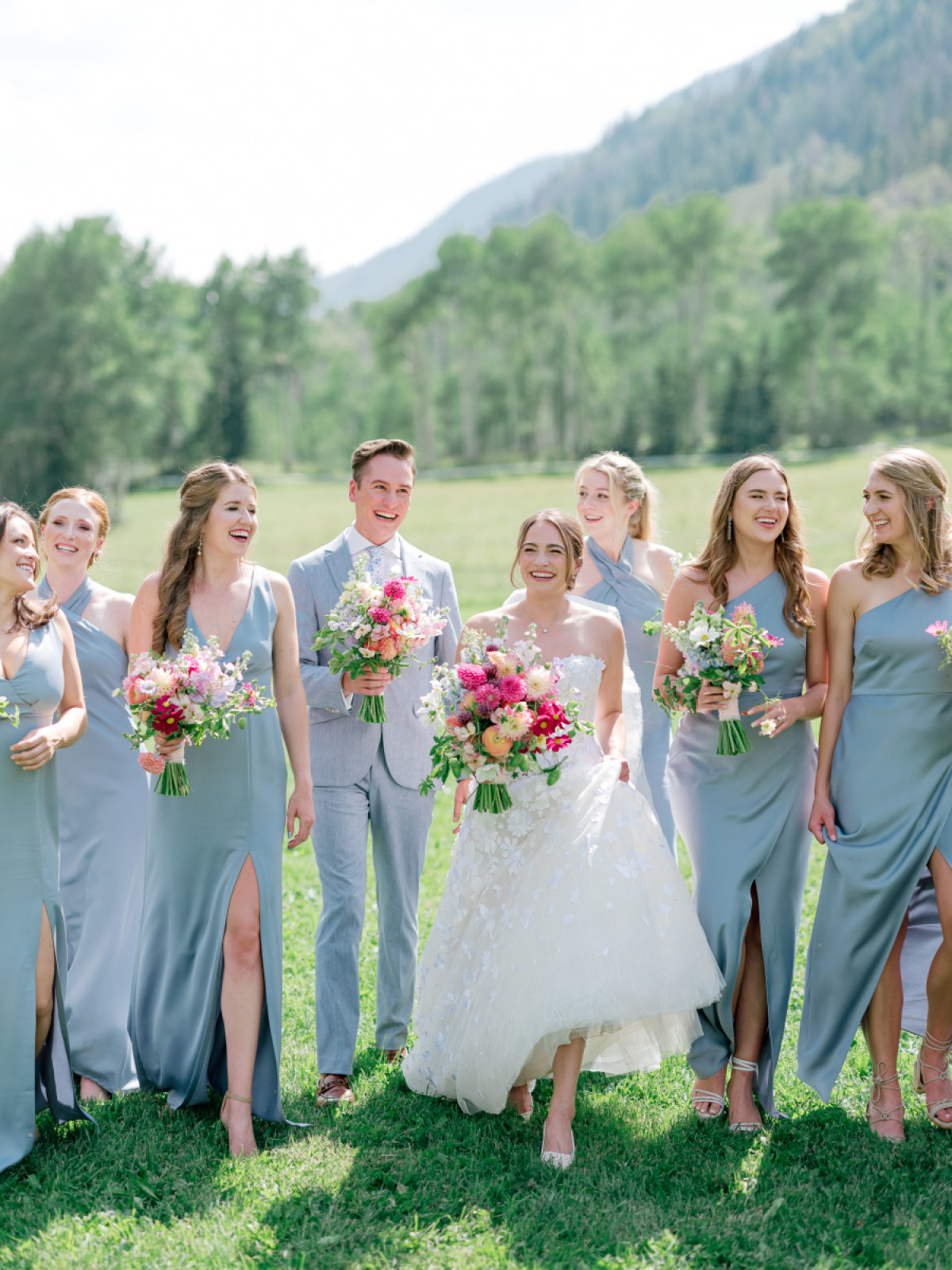 A Whimsical Wildflower Wedding in Aspen Blending Colorful Mountain Magic