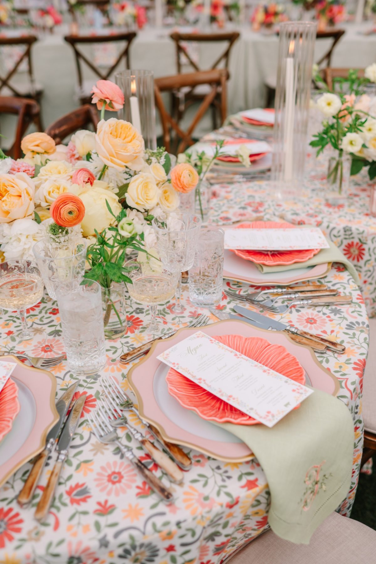Colorful Garden Romance with Texan Flair and a Show-Stopping Reception Tent