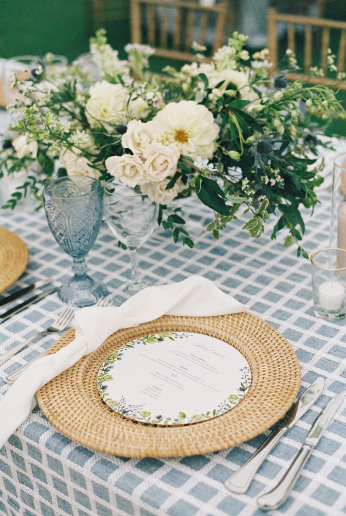 Coastal Elegance Meets Soft Blue Serenity at a Timeless Cohasset Golf Club Wedding