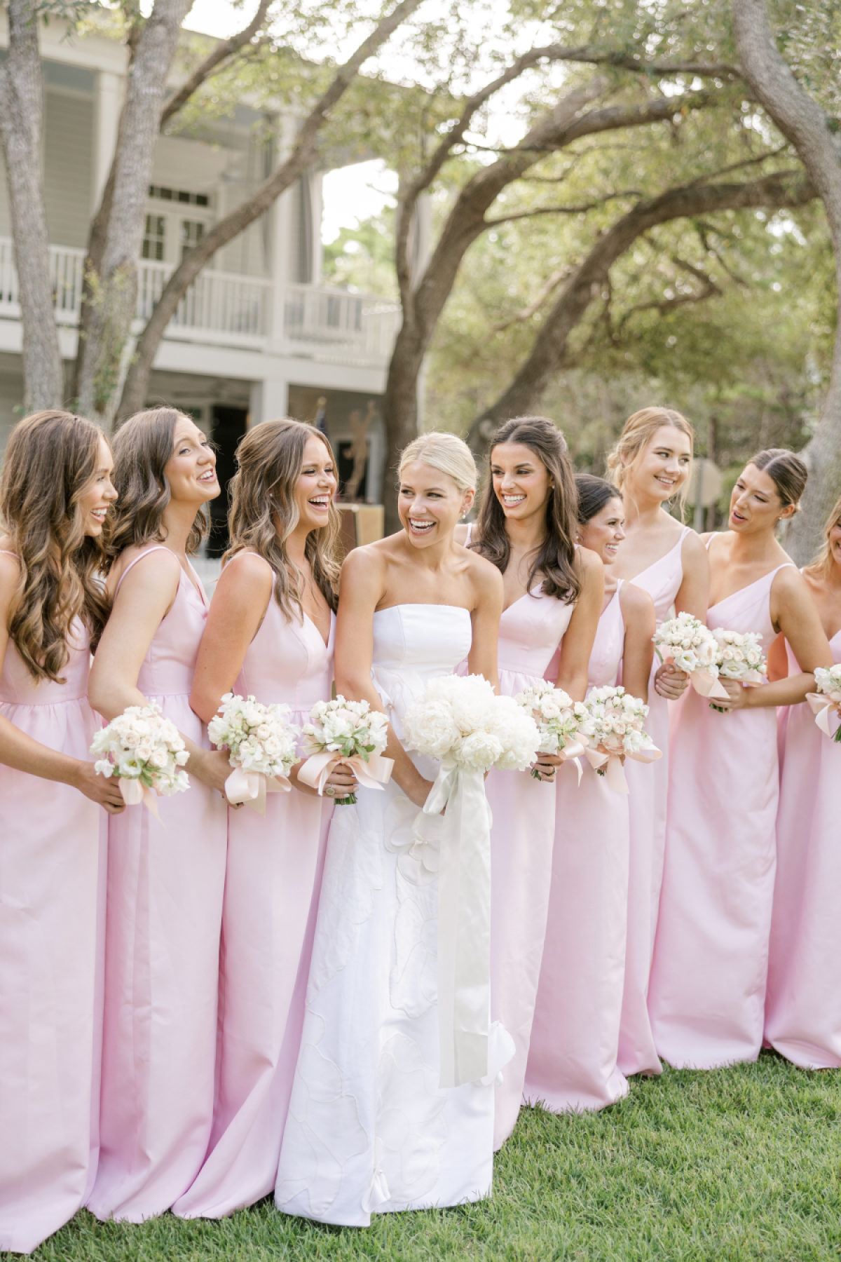 A Romantic Pink & Green Celebration Where Bespoke Stationery Set the Design Story