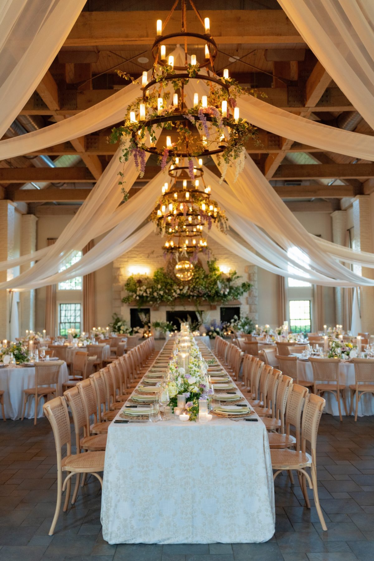 A Romantic Vineyard Chic Wedding with Candlelit Elegance at Early ...