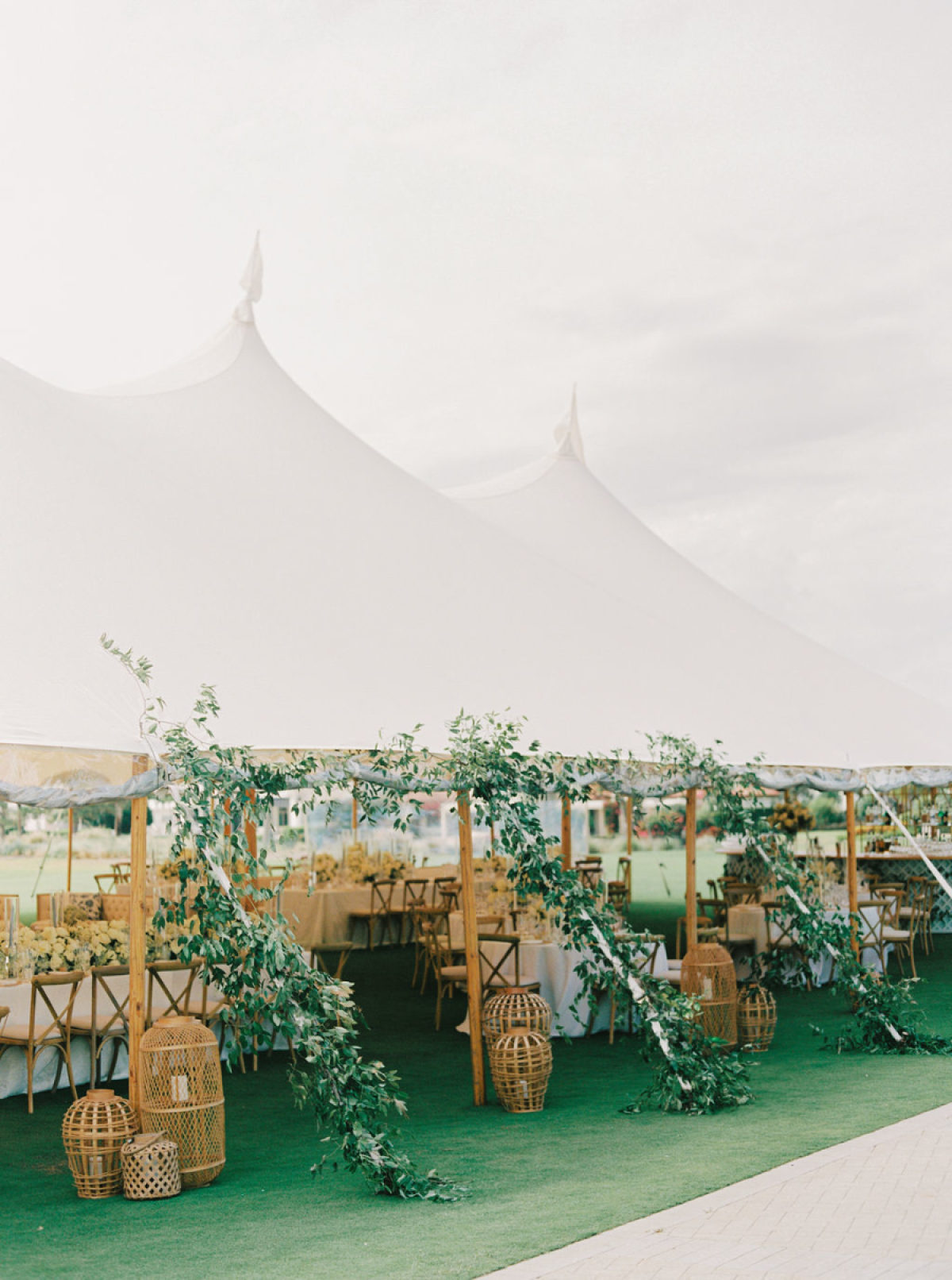 A Timeless Blue and White Celebration with Grand Florals and Effortless Romance