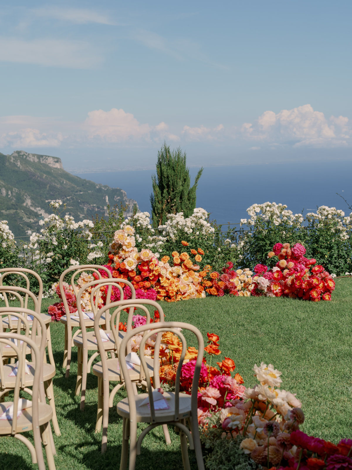 A Ravello-Inspired Celebration with Vibrant Color at Belmond Caruso