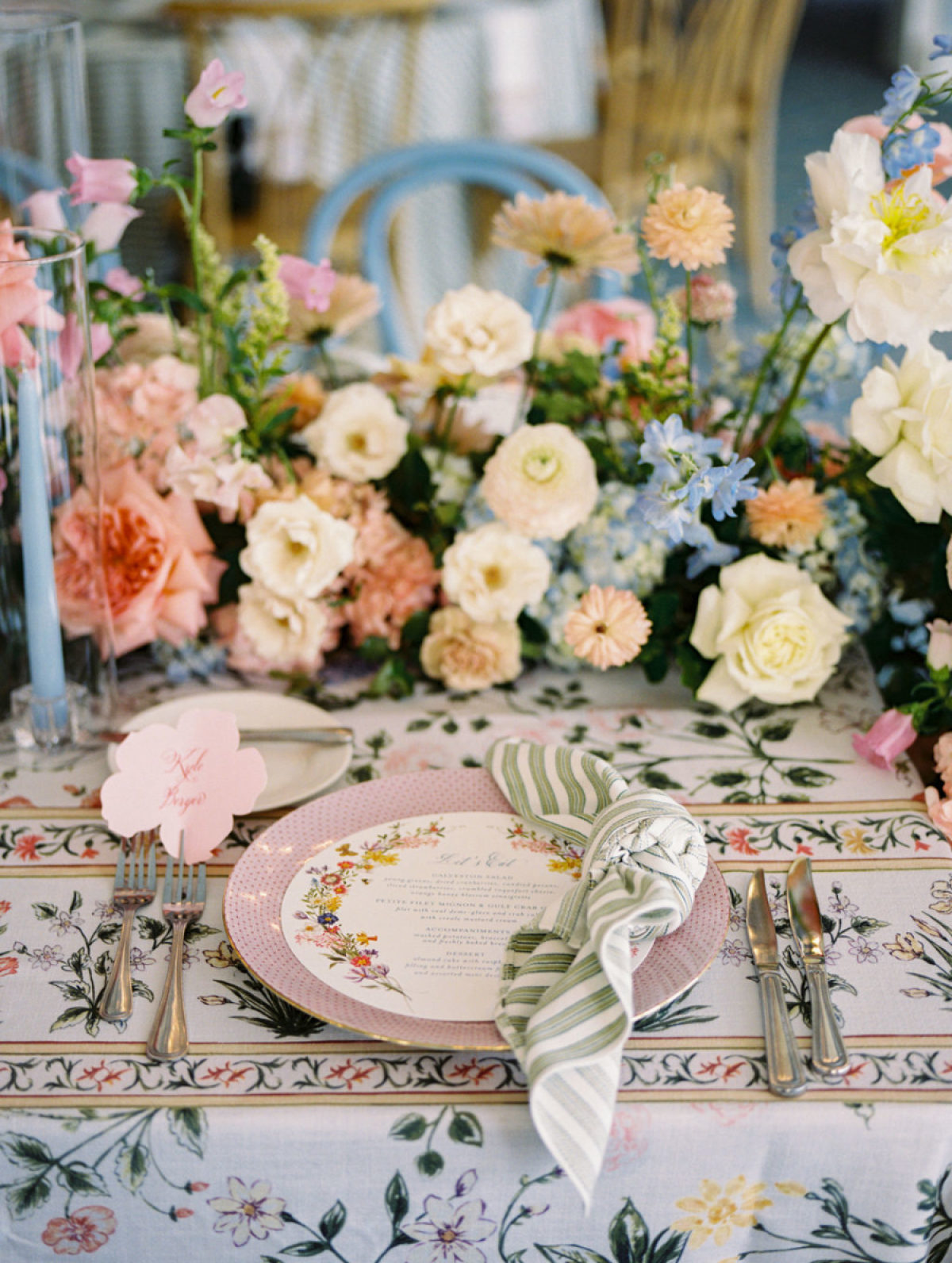 A Maximalist Garden Wedding with a Coastal Twist on the Texas Coast