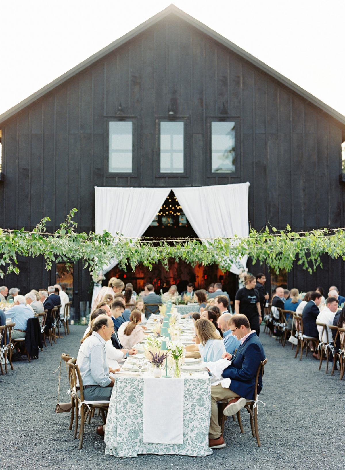 A Sustainable Coastal Wedding in White and Blue at Saltwater Farm Overlooking the Salish Sea