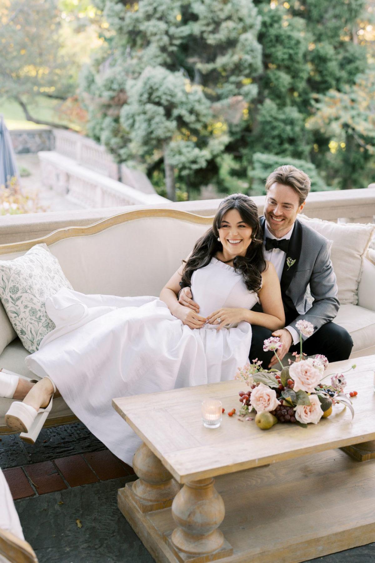 Olive Green and Pearls at a Magical Graydon Hall Manor Celebration