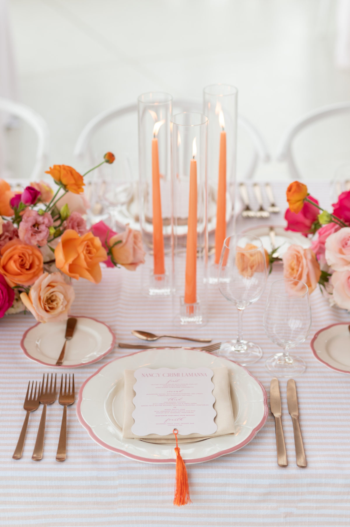 A Chic Bridal Shower Blending Greek Summer Vibes with Hermès-Inspired Luxury