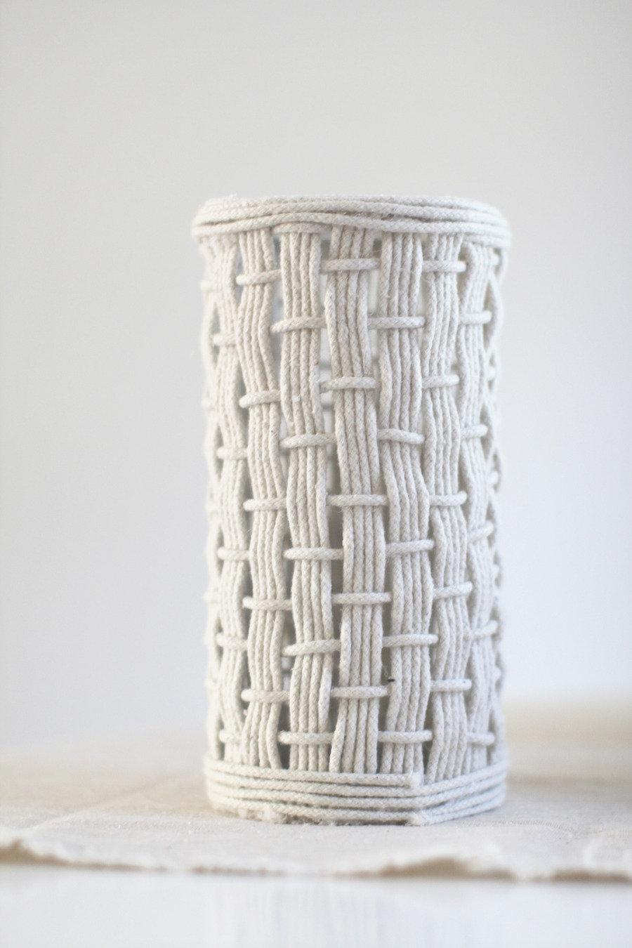 DIY Rope Vases